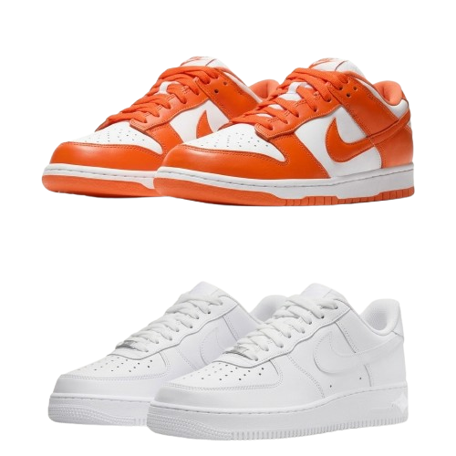 Nike Air Force and Dunk